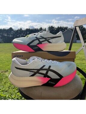 Asics Metaspeed Edge Paris Men's Size 13 Light Blue/Black 1013A124-401